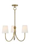 Lustre Classique laiton antique Reed. Visual Comfort&Co.. 