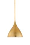 Agnes contemporary gold pendant lamp 25cm. Visual Comfort&Co.. 