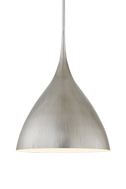 Agnes contemporary silver pendant lamp 45cm. Visual Comfort&Co.. 