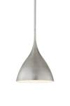Agnes pendant lamp on rod silver plated 25cm. Visual Comfort&Co.. 