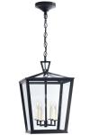 Black bronze metal pendant lamp Darlana. Visual Comfort&Co.. 