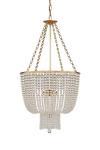 Jacqueline gilt and glass chandelier 1920 style. Visual Comfort&Co.. 