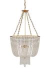 Jacqueline gilt and glass chandelier 1920 style. Visual Comfort&Co.. 