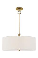 Suspension Classique cylindre de lin blanc Reed. Visual Comfort&Co.. Suspension Classique cylindre de lin blanc Reed. Visual Comfort&Co..