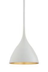 Suspension minimaliste blanche 25cm Agnes. Visual Comfort&Co.. Suspension minimaliste blanche 25cm Agnes. Visual Comfort&Co..