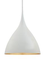 Suspension minimaliste blanche 45cm Agnes. Visual Comfort&Co.. Suspension minimaliste blanche 45cm Agnes. Visual Comfort&Co..