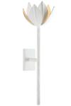 Alberto white plaster flower wall lamp. Visual Comfort&Co.. 