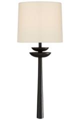 Beaumont black wall lamp  vegetal style. Visual Comfort&Co.. 