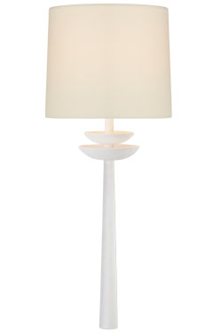 Beaumont white wall lamp vegetal pattern. Visual Comfort&Co.. 