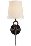 Bristol black wall lamp in patinated steel. Visual Comfort&Co.. 