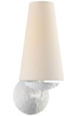 Classic white plaster wall light Fontaine. Visual Comfort&Co.. 