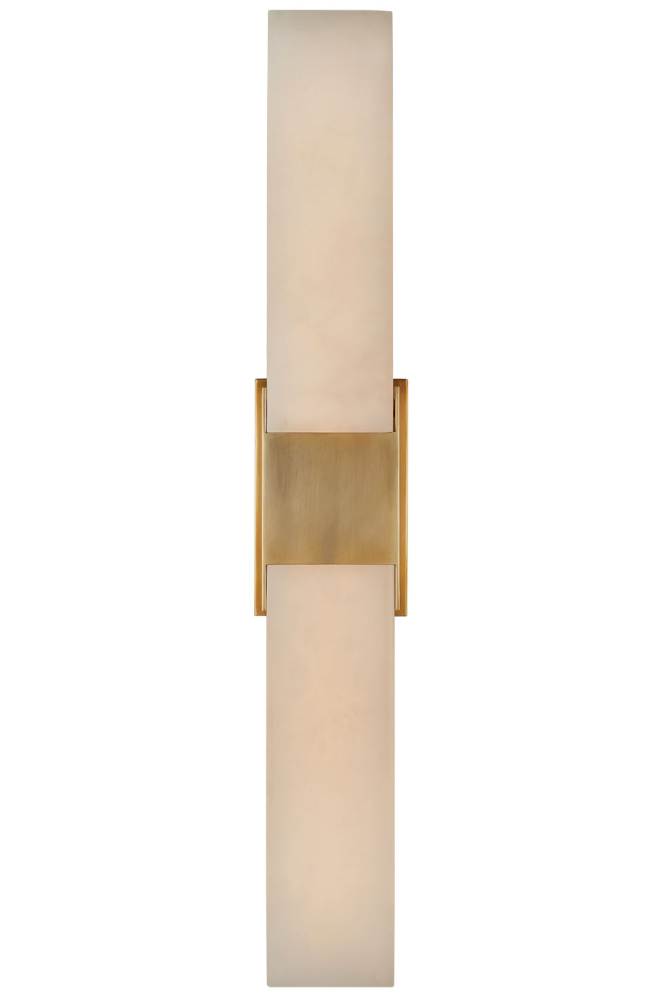Covet double sconce in alabaster and gold. Visual Comfort&Co.. 