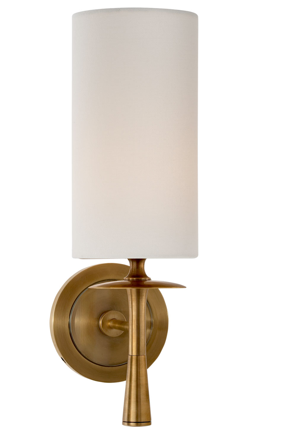Drunmore classic wall light in gold plated metal. Visual Comfort&Co.. 