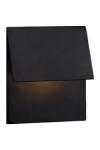 Esker minimalist square wall lamp in patinated bronze. Visual Comfort&Co.. 