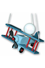 Aéroplane bleu et rouge . Waldi Leuchten. Aéroplane bleu et rouge . Waldi Leuchten.