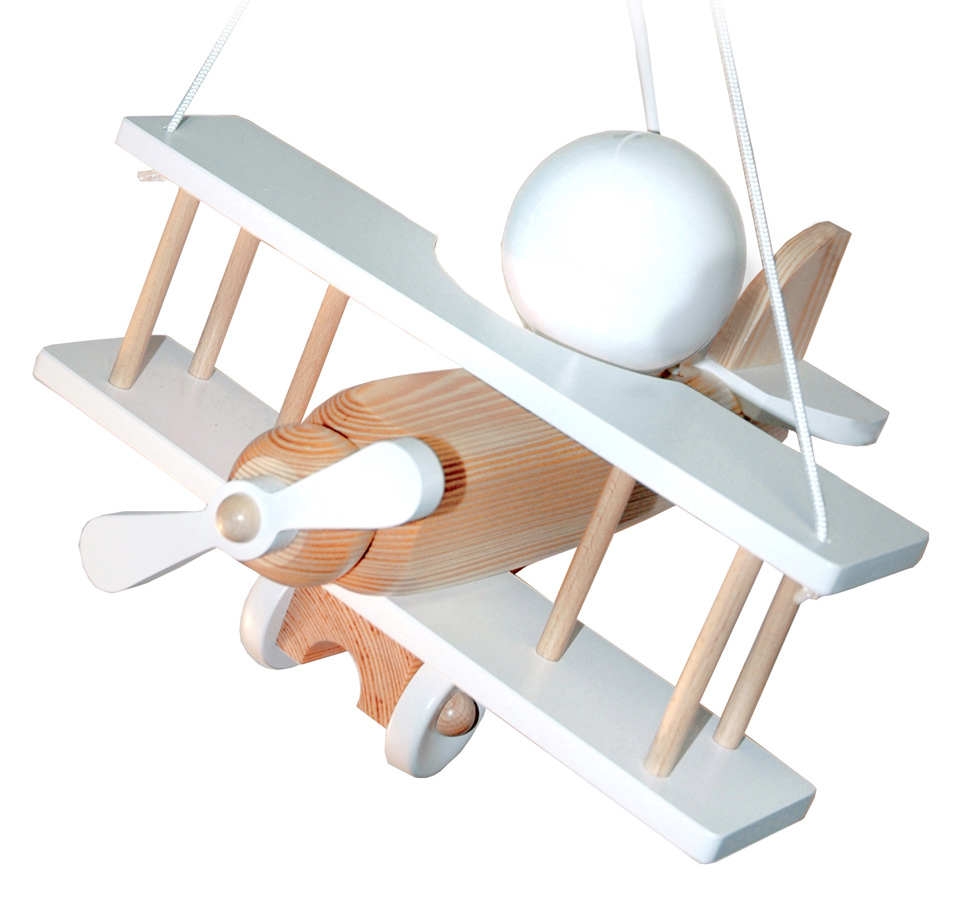 Luminaire avion enfant
