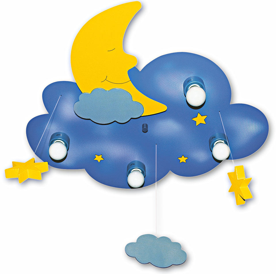 Le Nuage Des Reves Bleu Soutenu Plafonnier 4 Lumieres Par Waldi Leuchten Ref Le Nuage Des Reves Bleu Soutenu Plafonnier 4 Lumieres Par Waldi Leuchten Ref