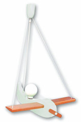 Le planeur blanc suspension. Waldi Leuchten. Le planeur blanc suspension. Waldi Leuchten.
