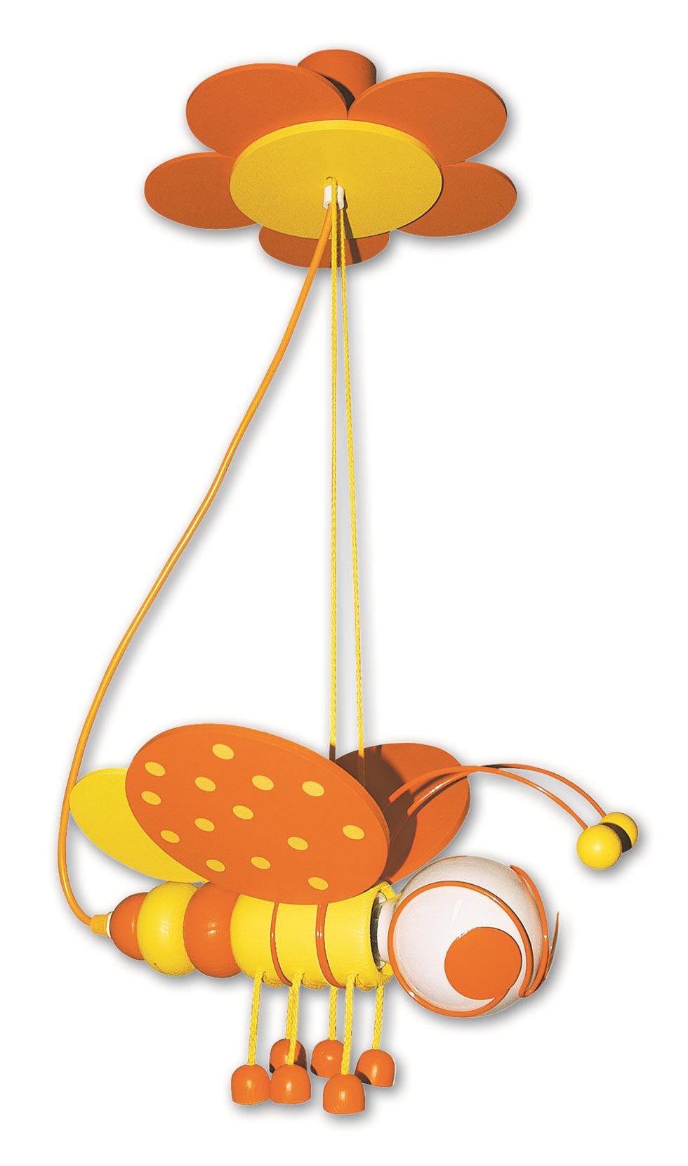 Libellule Jaune Et Orange Suspension Par Waldi Leuchten Ref Libellule Jaune Et Orange Suspension Par Waldi Leuchten Ref