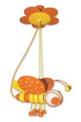 Libellule jaune et orange suspension. Waldi Leuchten. Libellule jaune et orange suspension. Waldi Leuchten.
