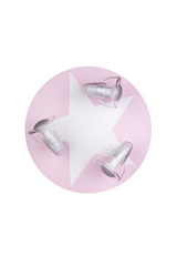 Plafonnier 3 spots orientables motif Etoile. Waldi Leuchten. Plafonnier 3 spots orientables motif Etoile. Waldi Leuchten.