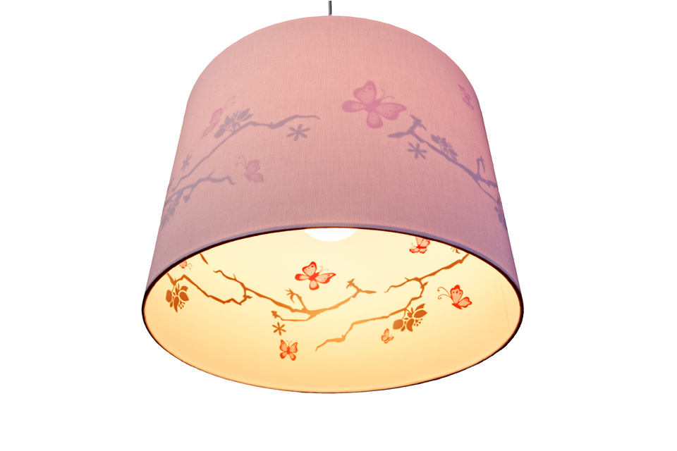 Suspension Rose Decor Papillons En Ombres Chinoises Par Waldi Leuchten Ref Suspension Rose Decor Papillons En Ombres Chinoises Par Waldi Leuchten Ref