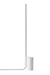 Alto lampadaire minimaliste éclairage indirect blanc. Watsberg. 