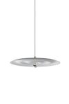 Alma concentric pendant in white aluminium. Watsberg. 