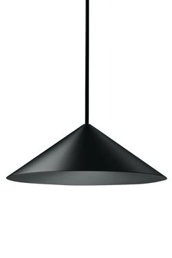 Extra small pendant flared cone black. Watsberg. 