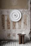 Alma concentric white aluminium wall light. Watsberg. 