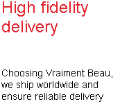 We ship worldwide and ensure reliable delivery